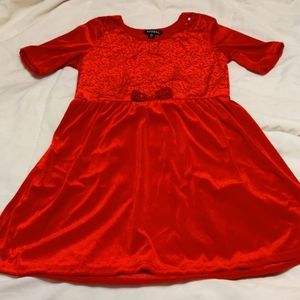 Red Velvet Special Occasion Girls Dress